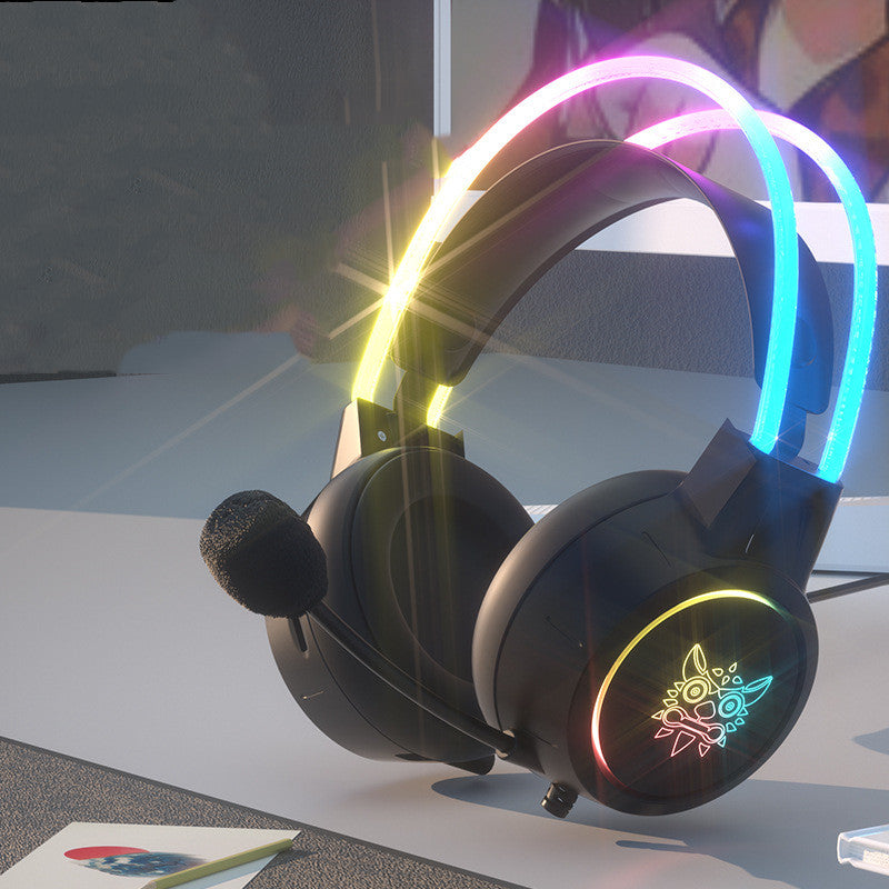Cat Ear Light-emitting Wired Gaming Headset