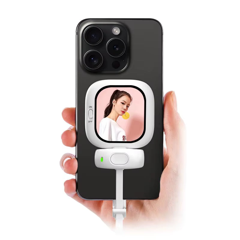 Magnetic Selfie Monitor - Rear Camera Mirroring Device