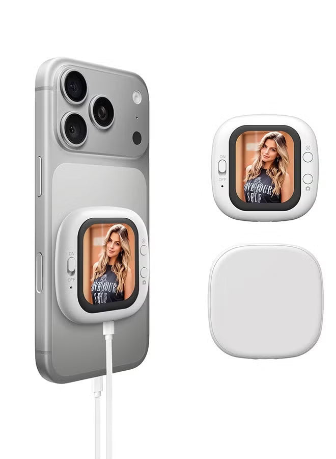 Magnetic Selfie Monitor - Rear Camera Mirroring Device